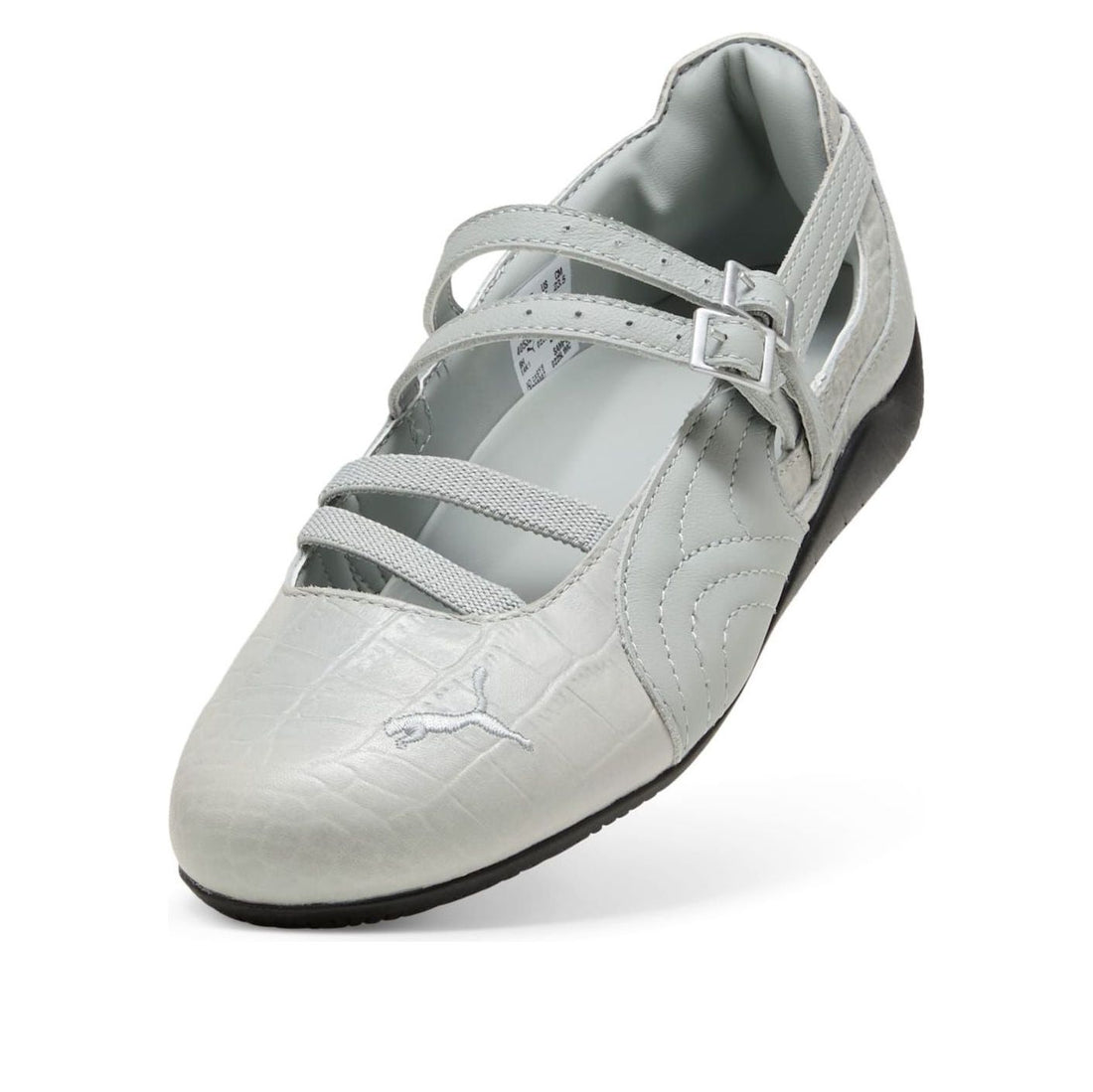 (WMNS) PUMA Speedcat Ballet 'Croc Print Vapor Gray' 405327-02