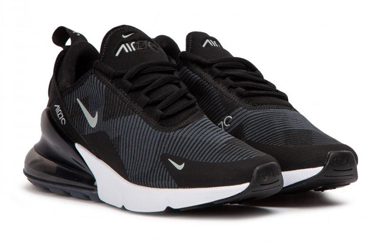 (GS) Nike Air Max 270 Knit Jacquard 'Black' AR0301-008