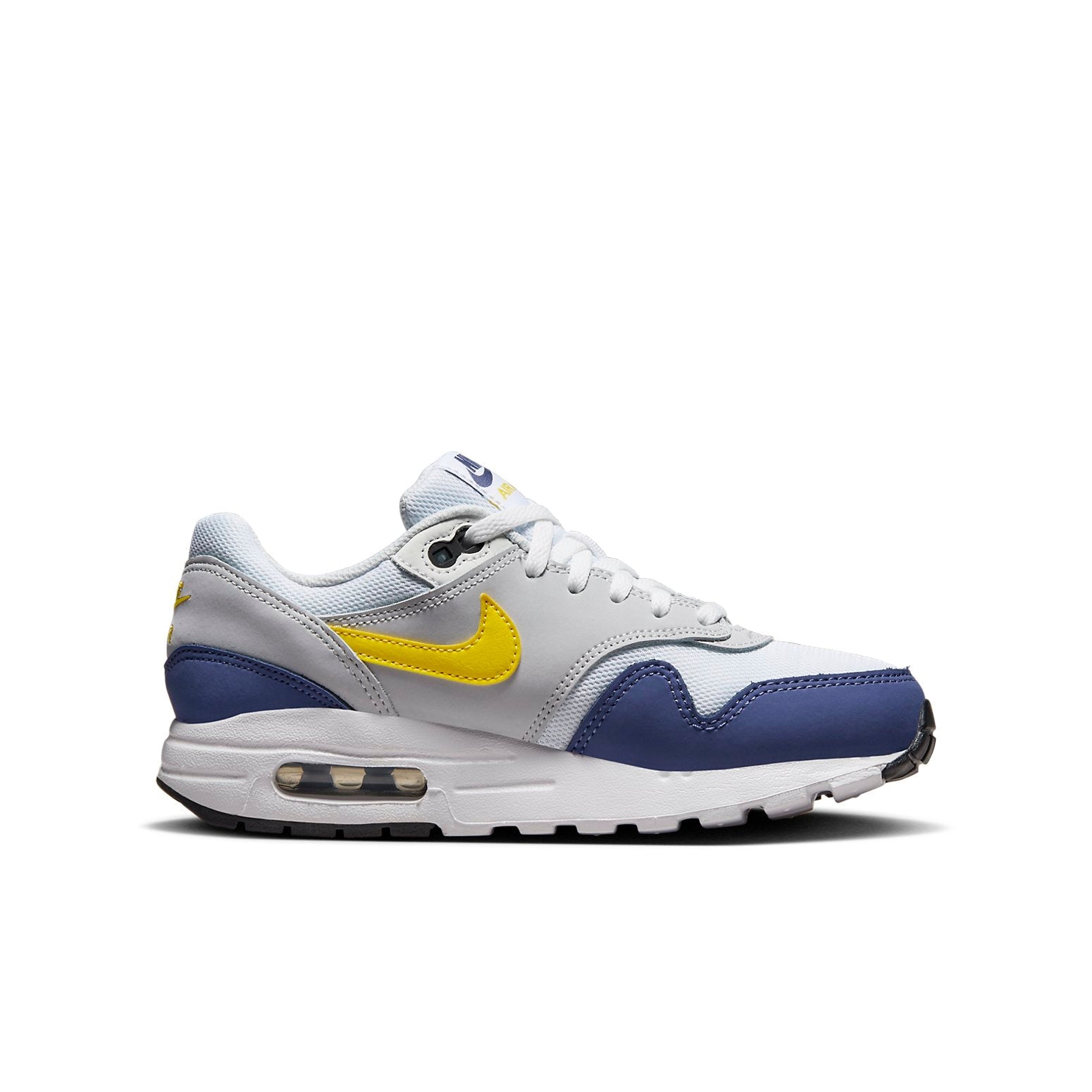 (GS) Nike Air Max 1 'White Yellow Blue' DZ3307-107