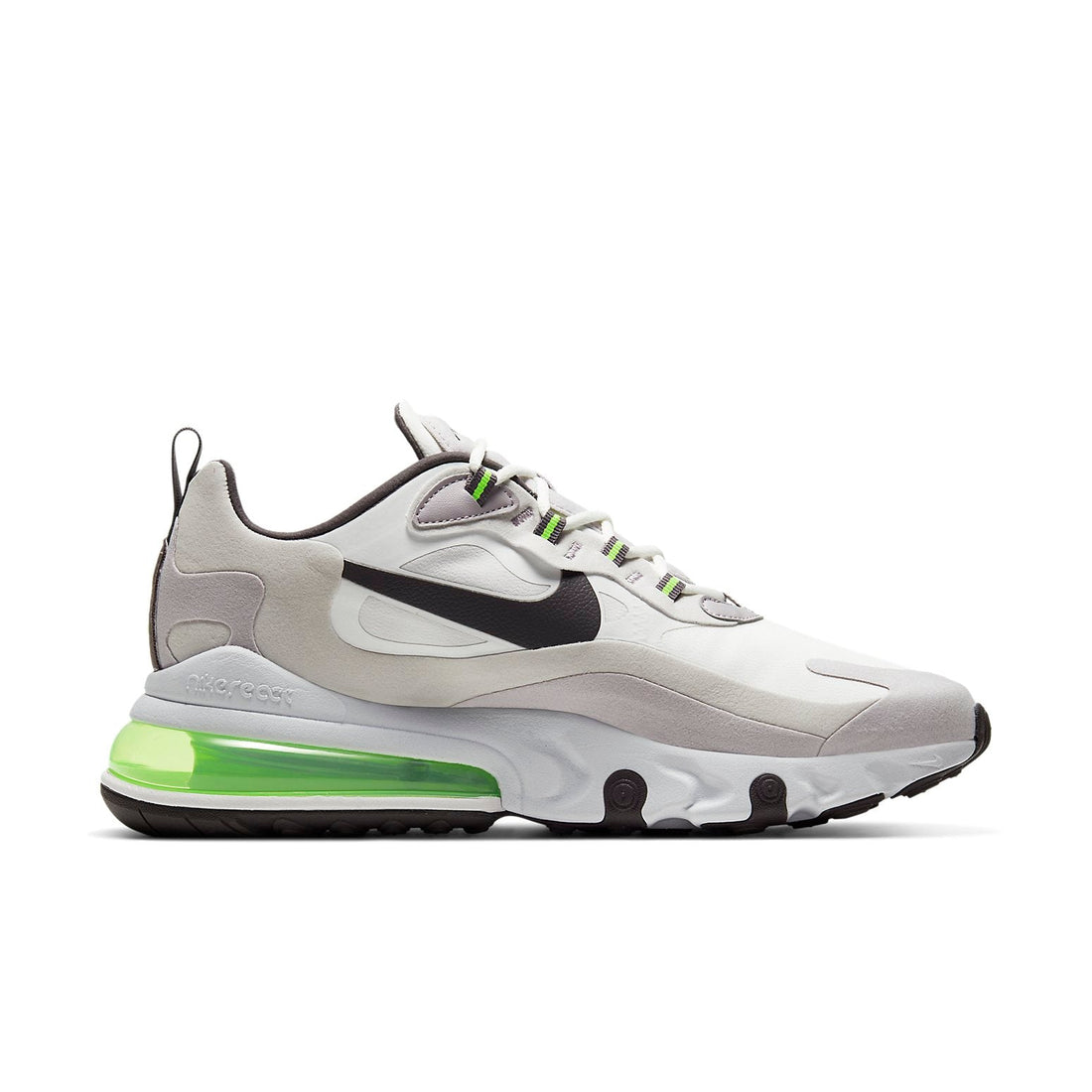 Nike Air Max 270 React 'White Grey Electric Green' CI3866-100
