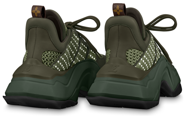 (WMNS) LOUIS VUITTON Archlight 2.0 Platform Sneakers 'Green' 1ABHYD