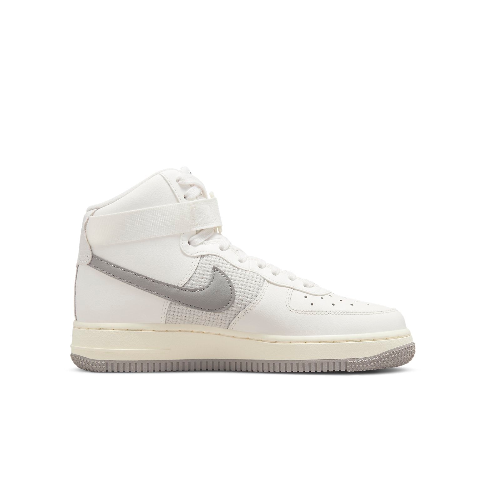 (GS) Nike Air Force 1 High Leather 'Sail Medium Grey' DV2236-100