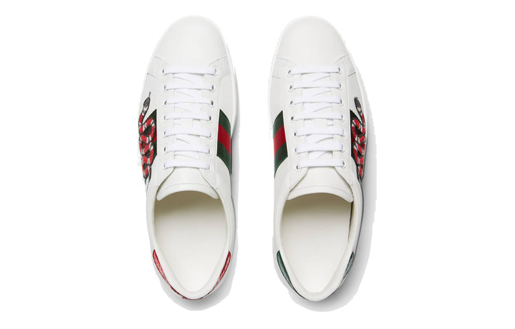 Gucci Ace Embroidered 'Snake' 456230-A38G0-9064