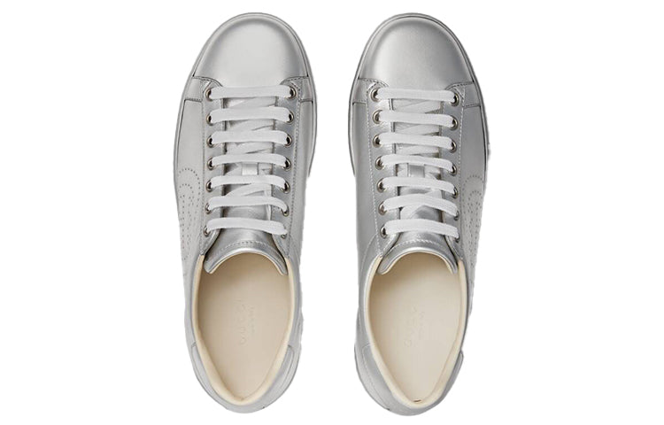 (WMNS) Gucci Ace 'Metallic Silver' 663168-B8B20-8106