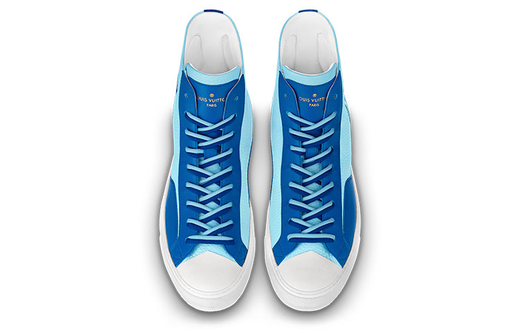 LOUIS VUITTON Tattoo Ankle Sneakers 'Blue' 1A8XVW