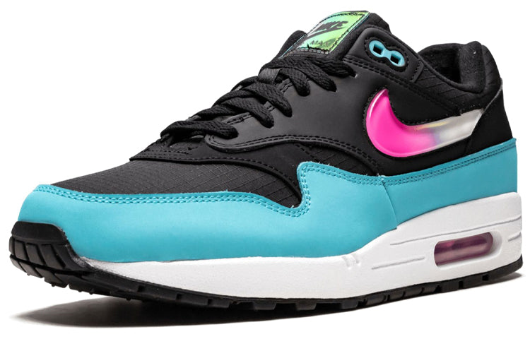 Nike Air Max 1 'Jewel Swoosh - Black Blue Furry' CI2450-001