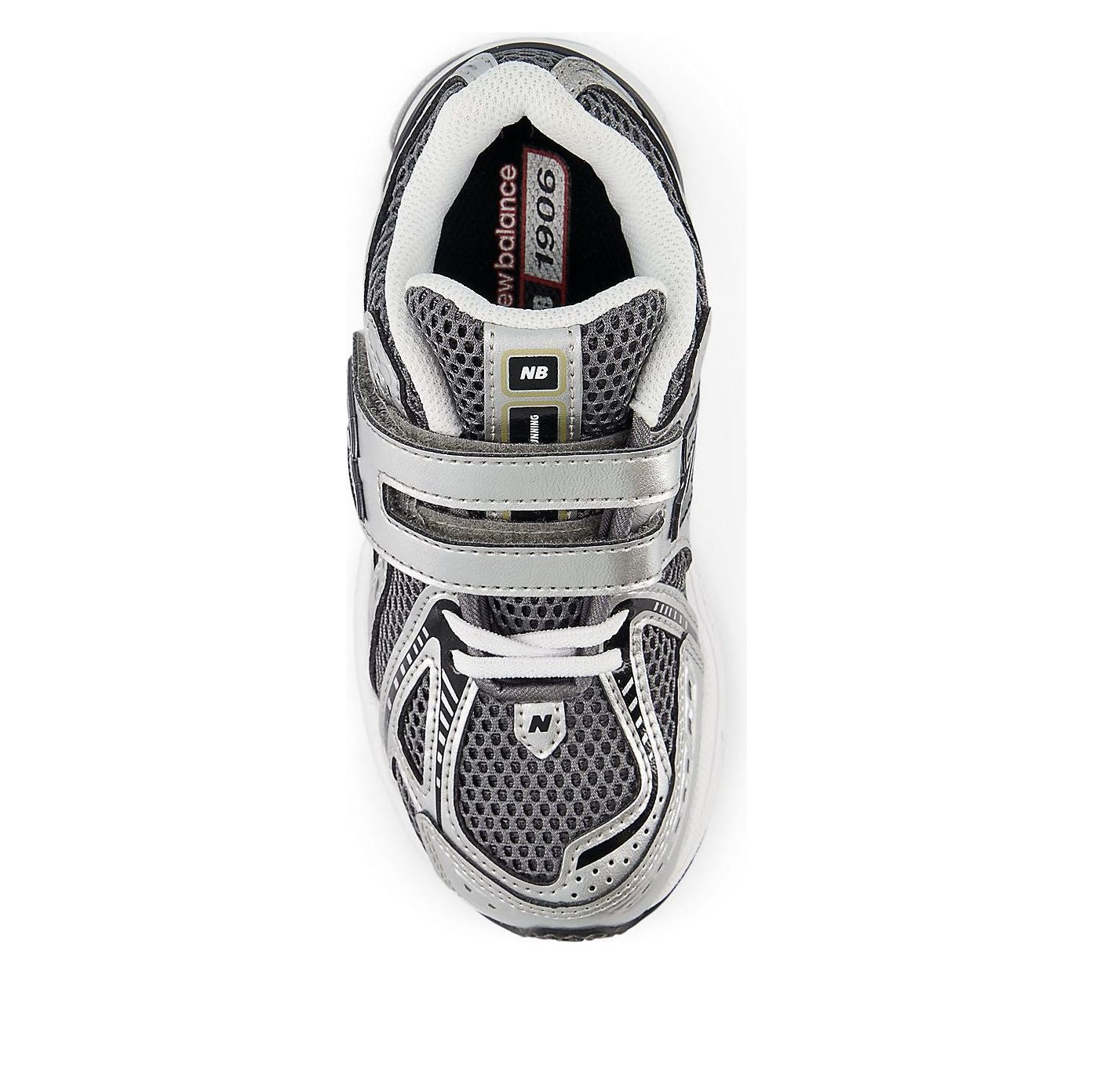 (PS) New Balance 1906 Hook & Loop Wide 'Silver Black' PV1906CG