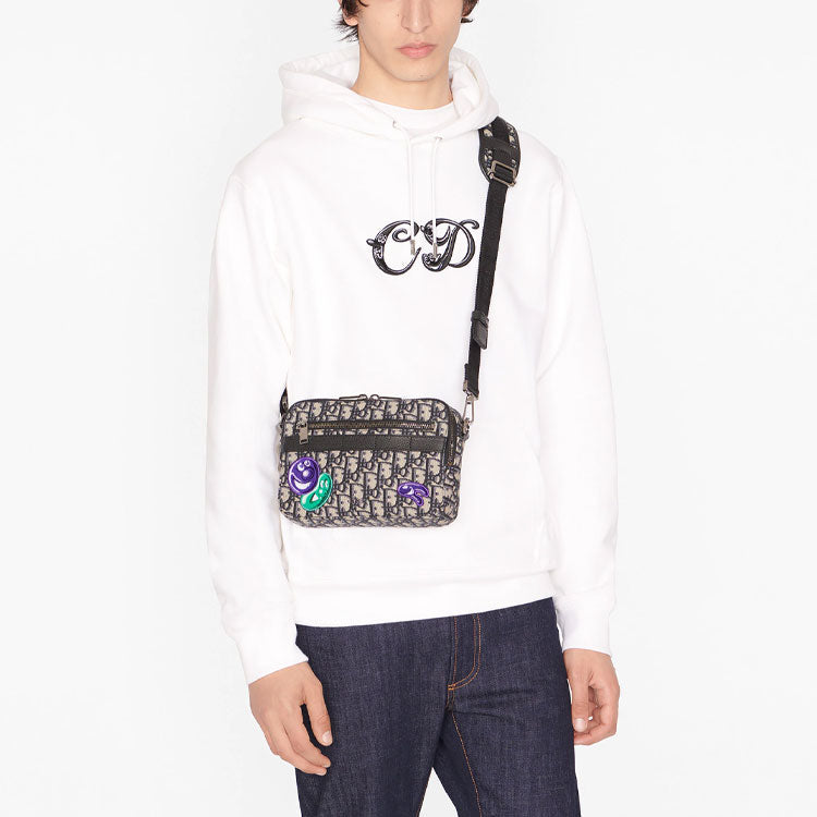 Men's DIOR x KENNY FW21 Casual White 193J688A0531-C089