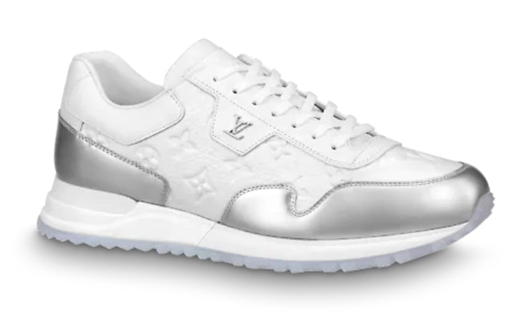 LOUIS VUITTON Run Away Sneakers 'White Monogram with Silver' 1A8V4K