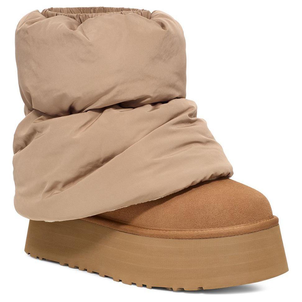 (WMNS) UGG Classic Mini Dipper Puffer Boot 'Amphora Chestnut' 1158275-AHS