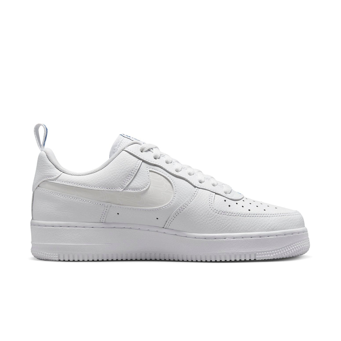 Nike Air Force 1 Low Cut Out 'Reflective Swoosh White Blue' FB8971-100