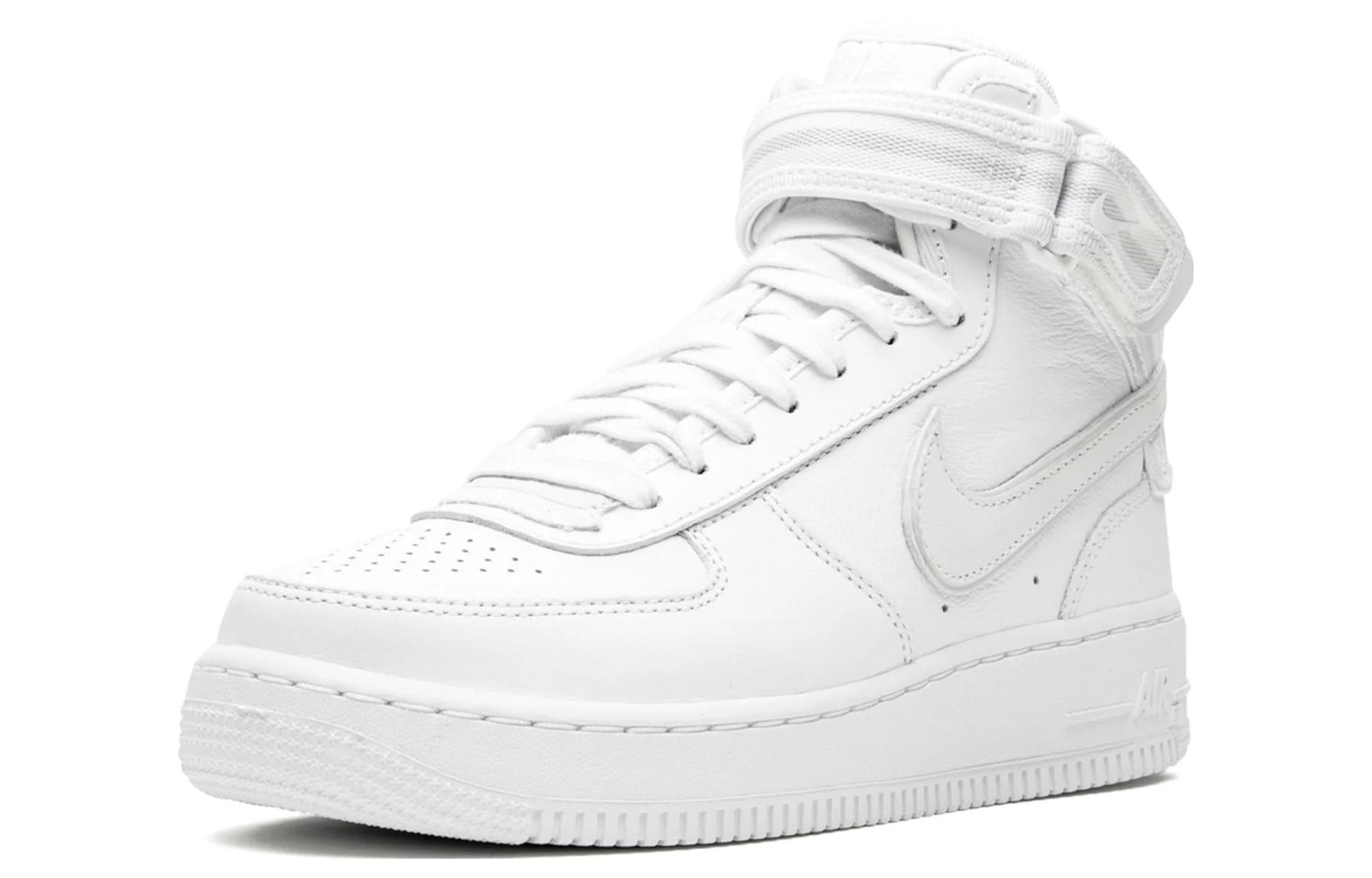 Nike x Riccardo Tisci Air Force 1 Mid SP 'Triple White' 677803-100