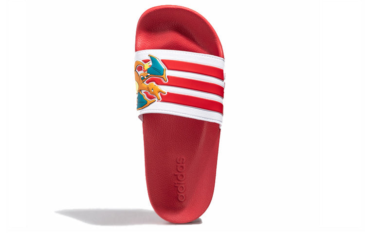 Pokmon x adidas neo Adilette Shower Red Shoe Unisex 'Red White' FW0073