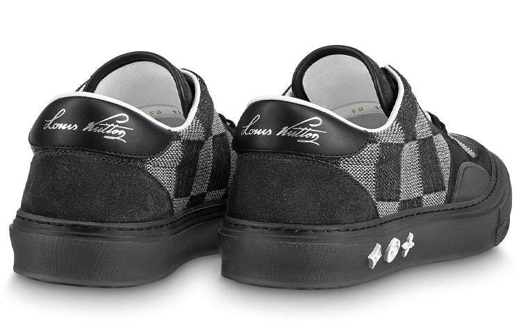 LOUIS VUITTON Ollie Sneakers 'Black Plaid Mesh' 1A9YTQ