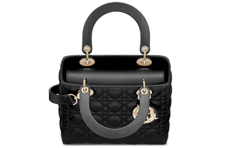 (WMNS) DIOR Lady Dior Bag Medium 'Cannage Lambskin Black' M0565ONGE-M900