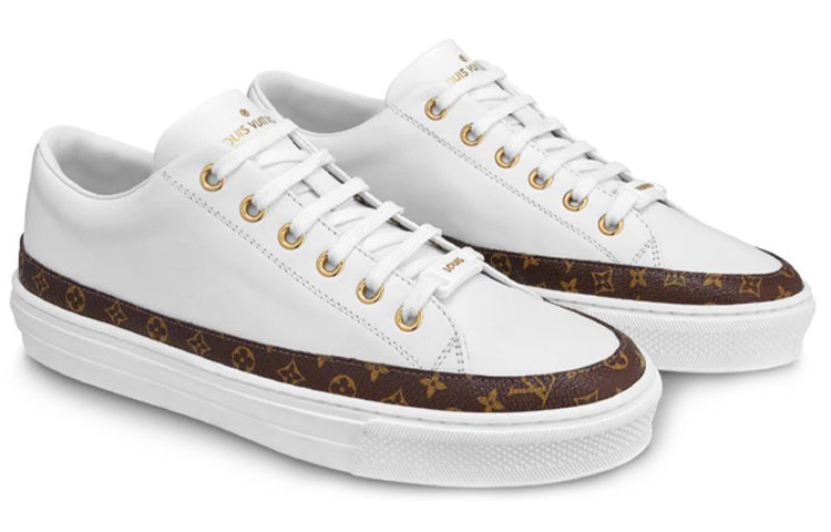 (WMNS) LOUIS VUITTON LV Stellar Calfskin Sports Shoes White 1A67Q8