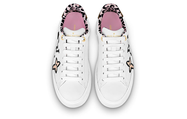(WMNS) LOUIS VUITTON Time Out Sneakers 'White with Large Side Logo' 1A93XF