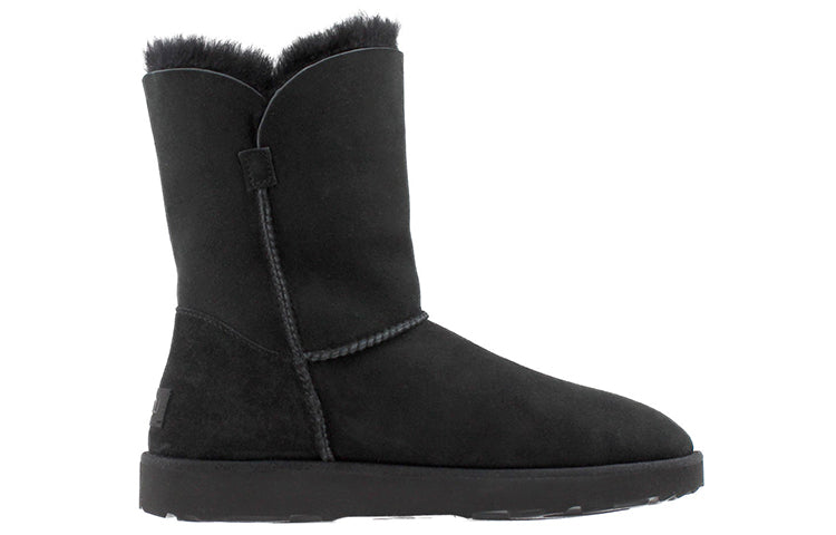 (WMNS) UGG Classic Cuff 'Black' 1016418-BLK