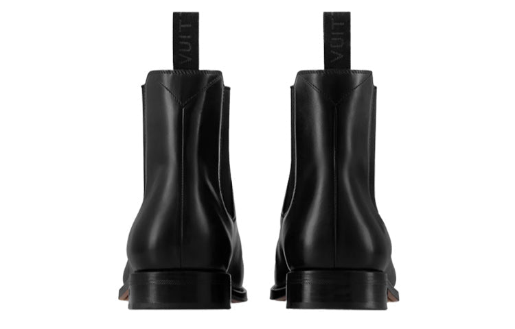 LOUIS VUITTON Chelsea Ankle Boots 'Black' 1AC031