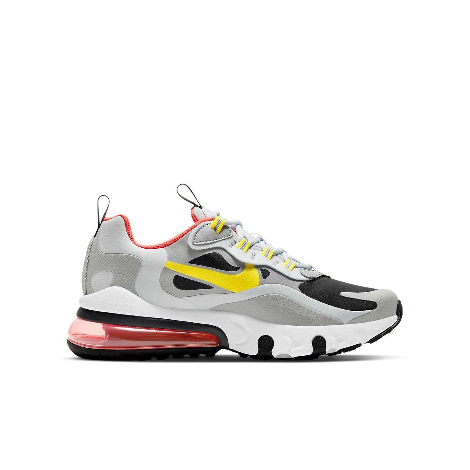 (GS) Nike Air Max 270 React 'Smoke Grey High Voltage' BQ0103-023