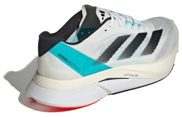 adidas Adizero Boston 12 Running 'White Light Aqua' ID4237