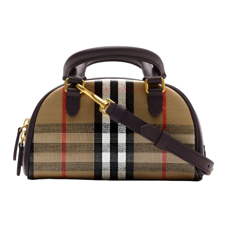 (WMNS) Burberry Mini Highlands Bowling Bag 'Sand Beige' 81152811