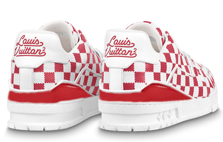 LOUIS VUITTON x Nigo Trainers 'Red White Plaid' 1A9J85