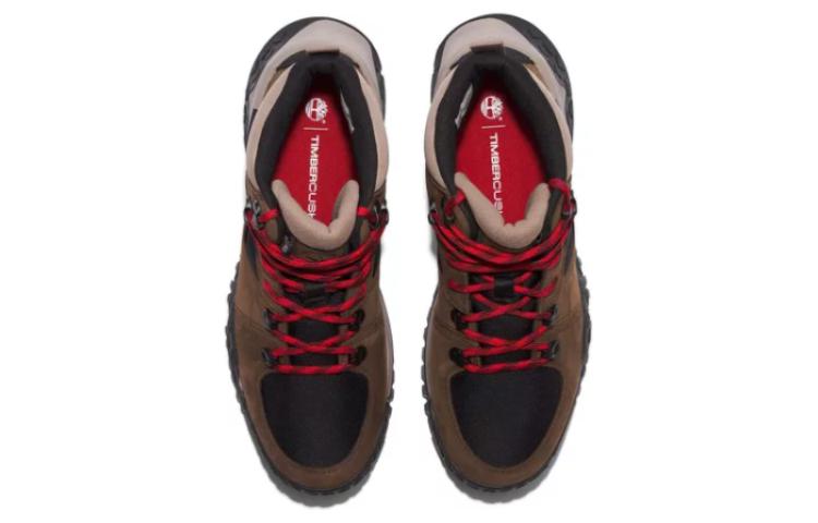 Timberland Motion Scramble Mid Lace-Up Waterproof Hikers 'Dark Brown Nubuck' TB0A68BZW07