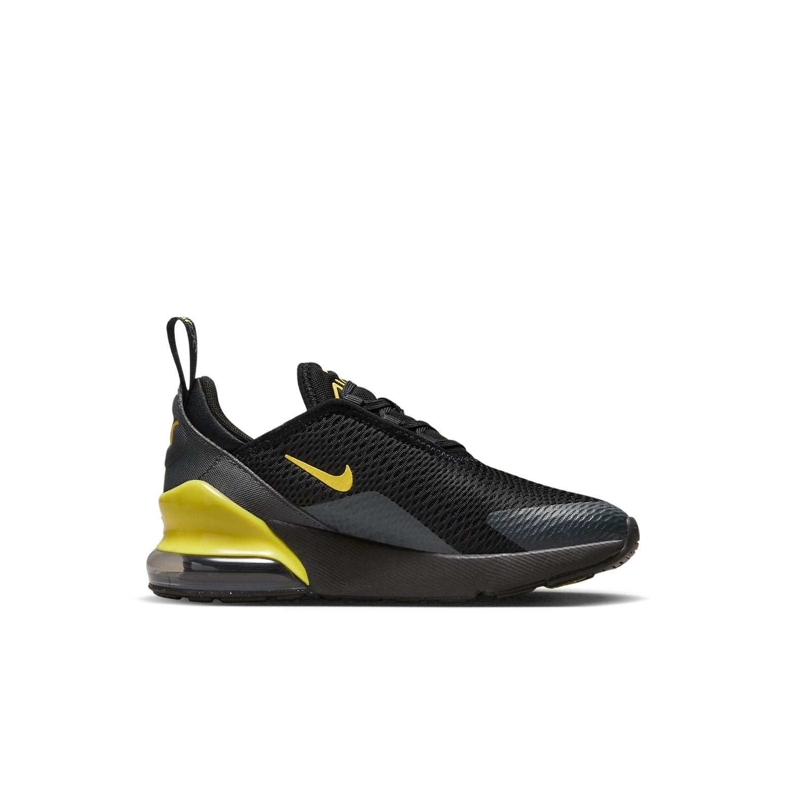 (PS) Nike Air Max 270 'Black Yellow Strike' DX9278-001