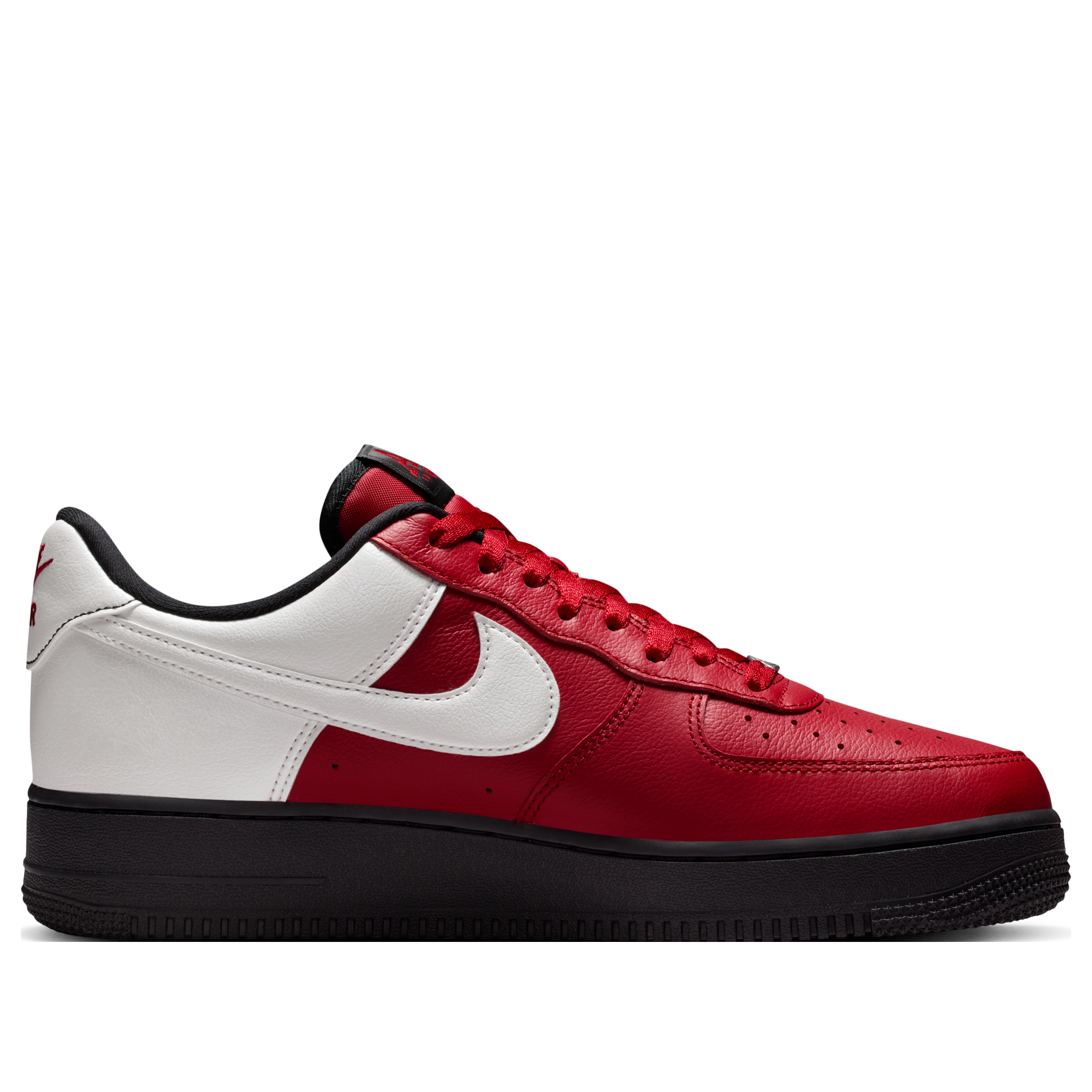 Nike Air Force 1 Low Mismatched Heel 'Gym Red Black White' IB6847-600