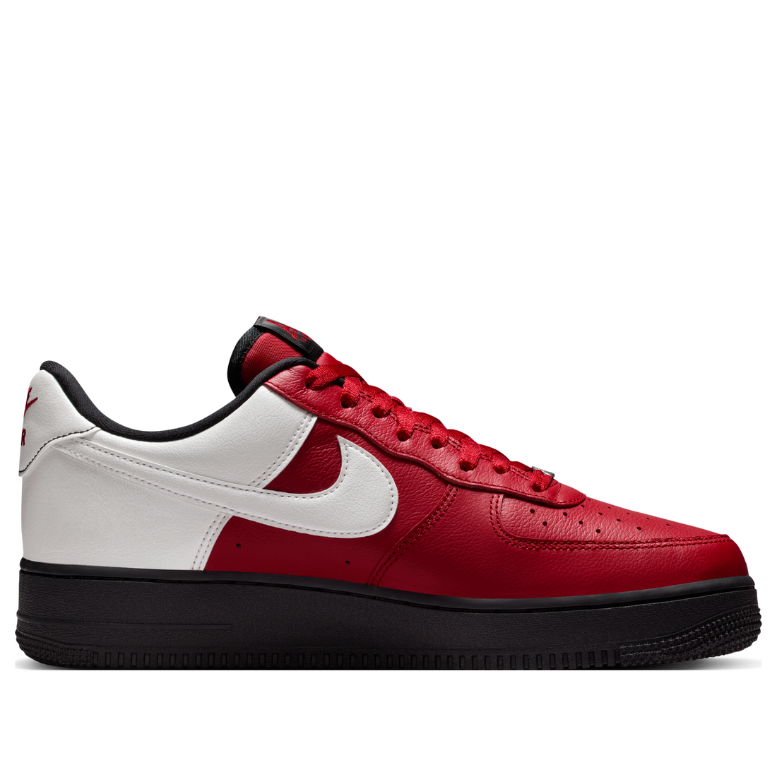 Nike Air Force 1 Low Mismatched Heel 'Gym Red Black White' IB6847-600