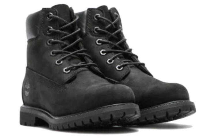 (WMNS) Timberland Premium 6-Inch Waterproof Boot 'Black Nubuck' TB08658A