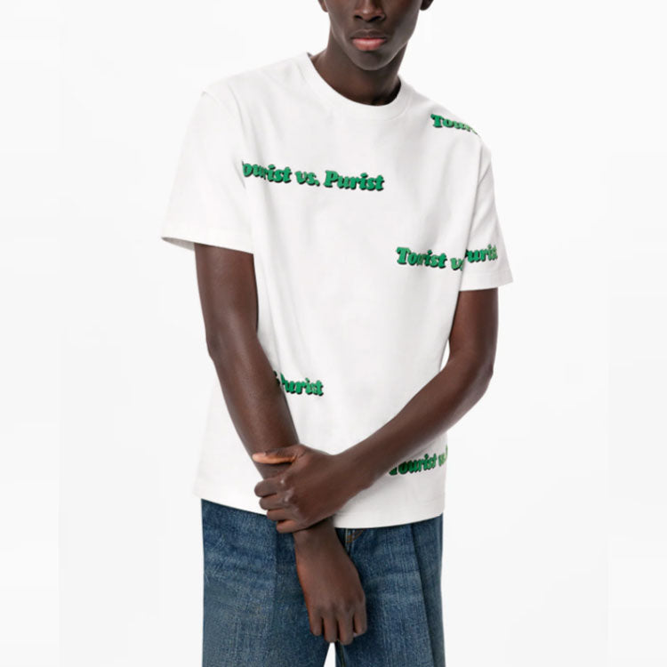 LOUIS VUITTON FW21 Tourist Vspurist Short Sleeve Men's White 1A971X