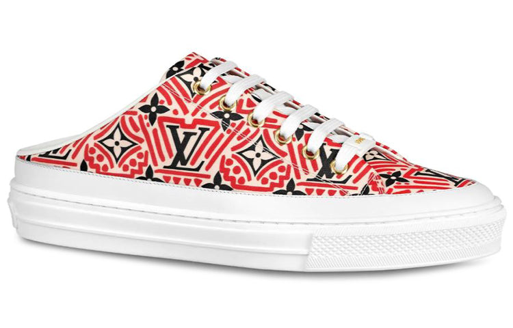 (WMNS) LOUIS VUITTON Crafty Stellar Mules 'Red Black White' 1A85MU