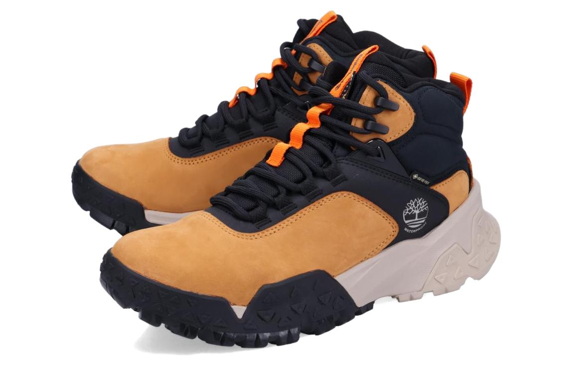 Timberland Motion Scramble Mid Lace Up Hiking Boot with GORE-TEX Bootie 'Wheat Nubuck' TB0A6B4S754