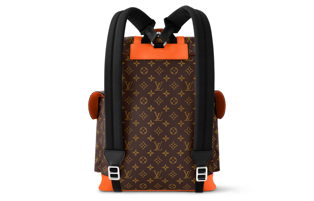 LOUIS VUITTON Christopher MM Monogram Macassar Canvas 'Brown Orange' M46814