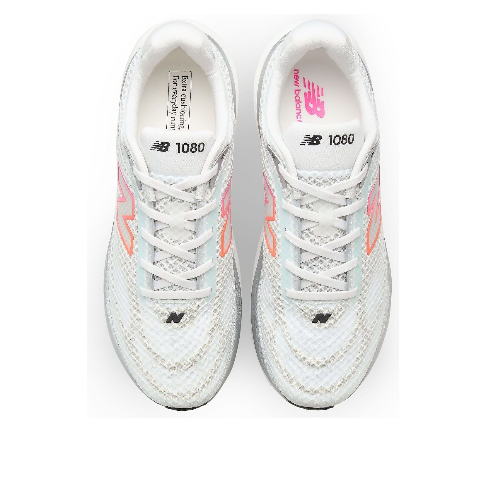 New Balance 1080v15 Breathe 'White Pink Heat Tangerine' M10806GG