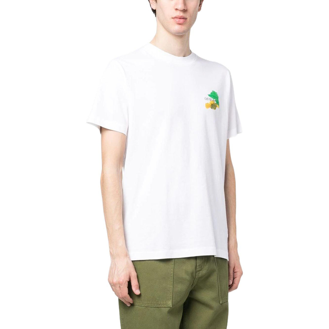 Off-White SS23 Brush Arr Over Skate Tee OMAA027S23JER0040184