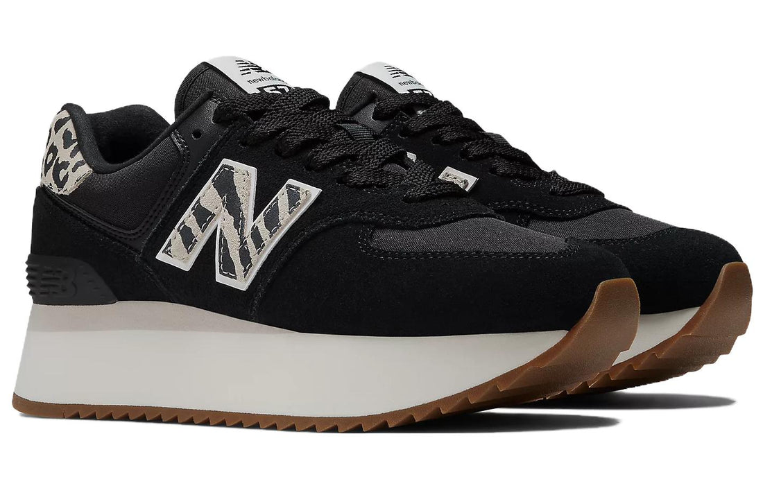 (WMNS) New Balance 574+ 'Black Leopard' WL574ZDA