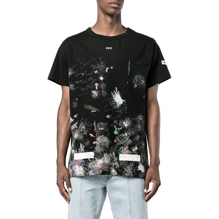 Off-White Seeing Things Washed T-Shirt 'Black' OMAA002G20JER0089901