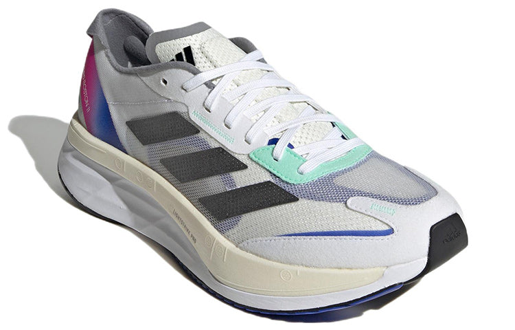 adidas Adizero Boston 11 'White Lucid Blue Fuchsia' HQ3693