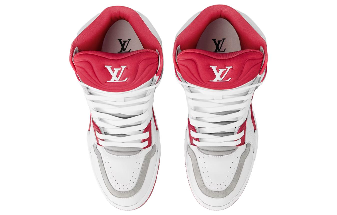 LOUIS VUITTON LV Ankle Trainers 'White Red Grey' 1ABLS9