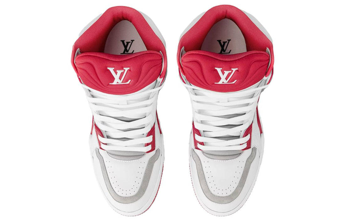 LOUIS VUITTON LV Ankle Trainers 'White Red Grey' 1ABLS9