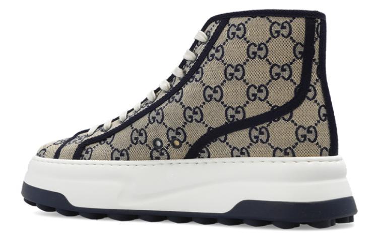 Gucci GG High Top Sneaker 'Beige Blue' 745999-FABZZ-4043