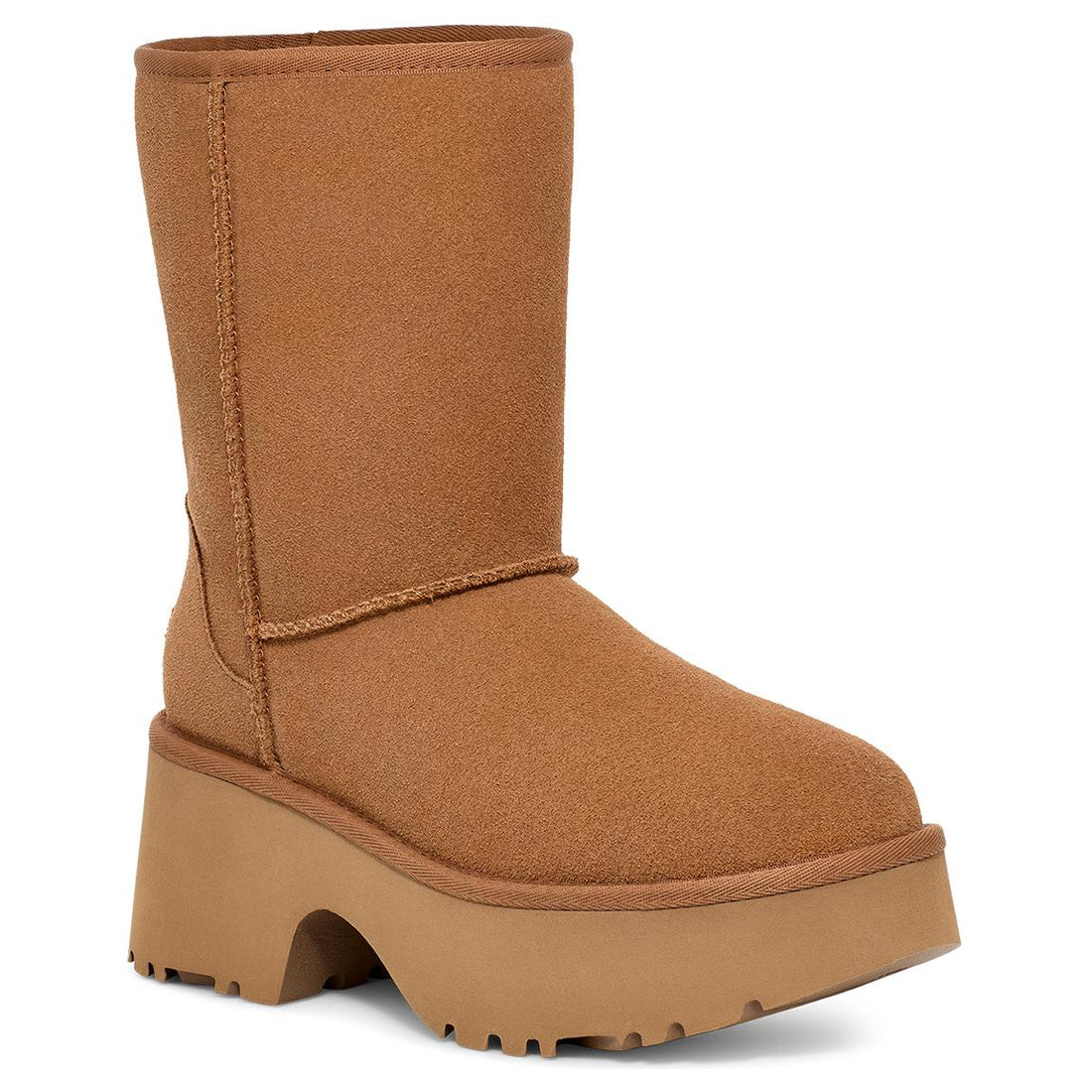 (WMNS) UGG Classic Short New Heights 'Chestnut' 1158310-CHE