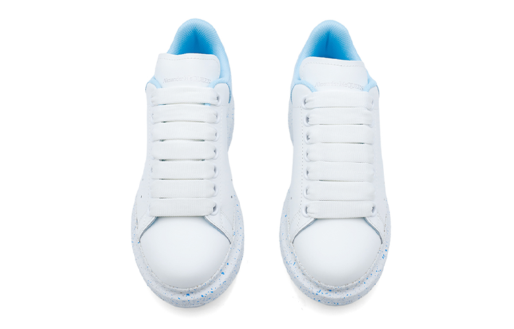 (WMNS) Alexander McQueen Larry Oversized Low-Top Sneakers 'White Sky Blue' 708068WICG78973