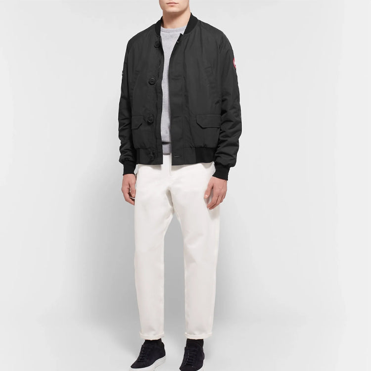 Canada Goose Faber Canadian Goose Lightweight Pilot Jacket For Men Black 2415M-61