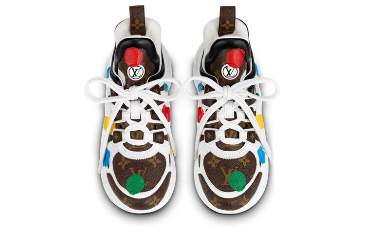 (WMNS) LOUIS VUITTON x YK Academy Archlight Sneakers 'White with Colorful Dots' 1AB9RC