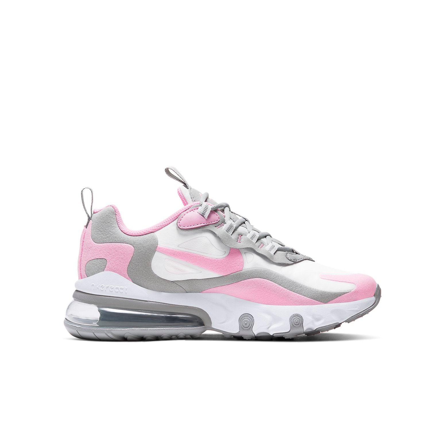 (GS) Nike Air Max 270 React 'White Pink' BQ0103-104