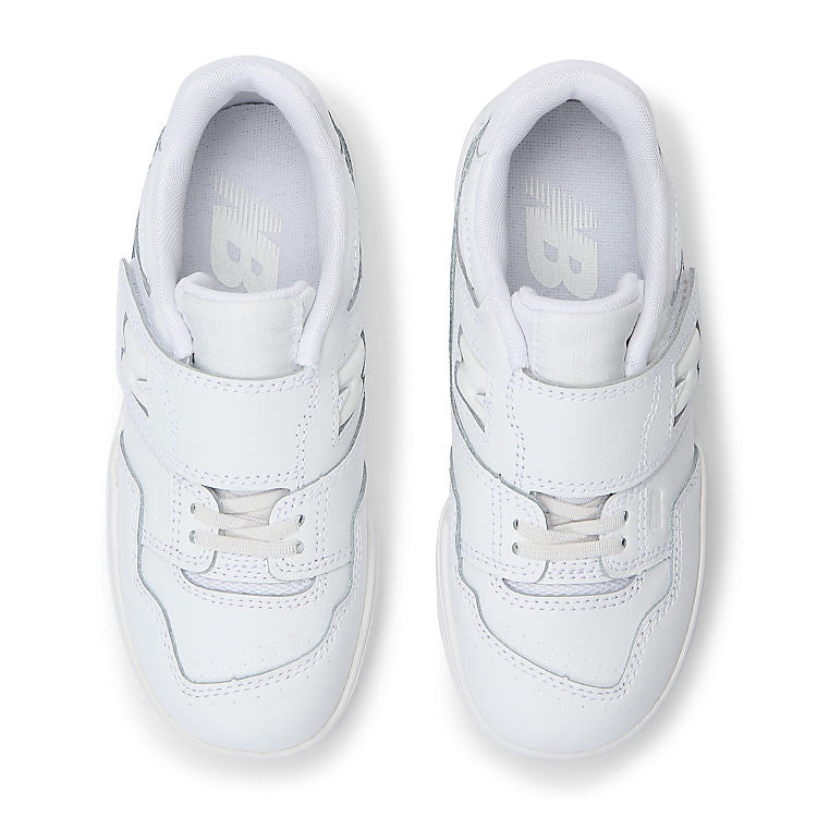 (PS) New Balance NB 550 Bungee Lace with Top Strap 'Triple White' PHB550WW